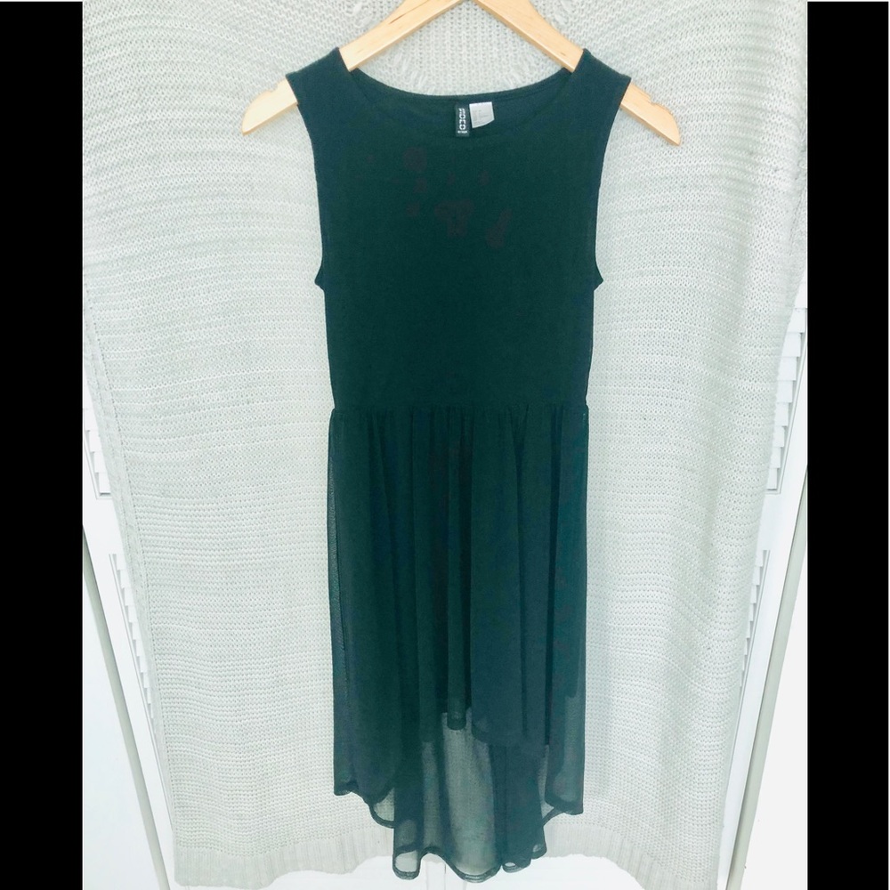 Black H&M High-Low Dress